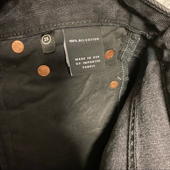 GRLFRND | Mica Jeans Distressed In Lights Off Size 25 NWT - Picture 12 of 16